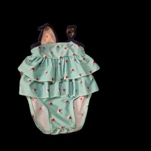🎆 🌼 Baby Girl Umbrella Design Swimsuit Size 6-9 Months